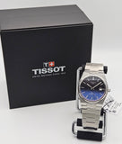 Tissot Powermatic 80 Automatic Gradient Blue Dial Silver Steel Strap Watch for Men - T137.407.11.051.01