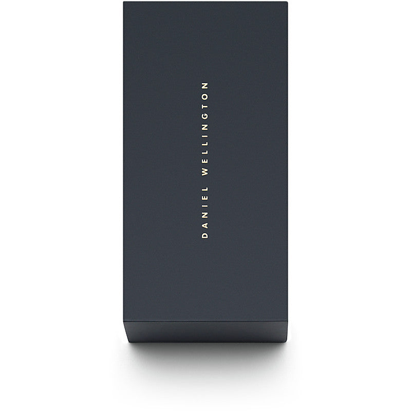 Daniel Wellington Classic Petite Sheffield White Dial Black Leather Strap Watch For Women - DW00100186