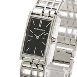 Burberry Heritage Black Dial Silver Stainless Steel Strap Watch for Women - BU9501