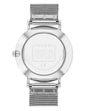 Coach Perry Silver Dial Silver Mesh Bracelet Watch for Women - 14503341