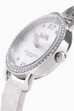 Coach Delancey White Dial Silver Steel Strap Watch for Women - 14502353