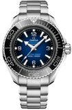 Omega Seamaster Planet Ocean 6000M Co Axial Master Chronometer Blue Dial Silver Steel Strap Watch for Men - 21530462103001