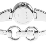 Gucci Guccisima Quartz Black Dial Silver Steel Strap Watch For Women - YA134501