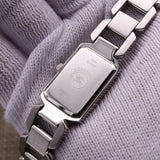 Burberry Signature Quartz Black Dial Silver Steel Strap Watch for Women - BU4210