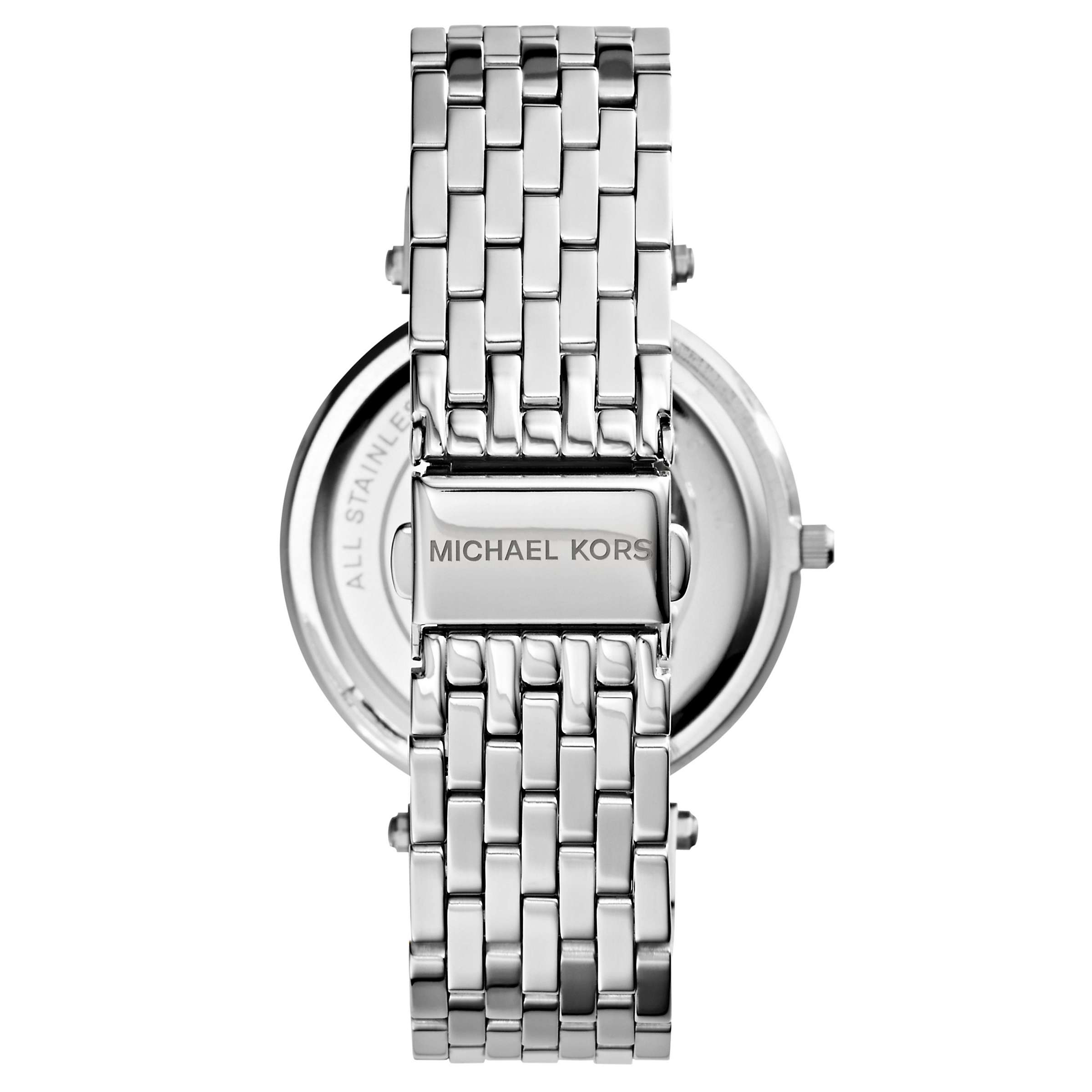 Michael Kors Darci Silver Dial Silver Stainless Steel Strap Watch for Women - MK3190