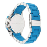 Marc Jacobs Rock Chronograph Blue Dial Blue Silicone Strap Watch for Women - MBM2575