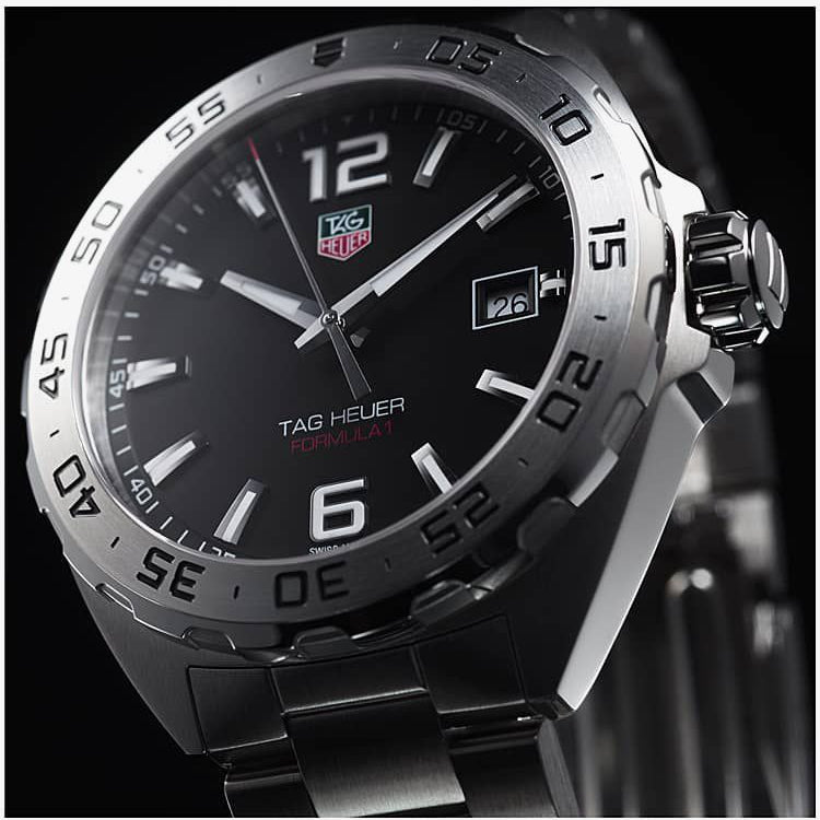Tag Heuer Formula 1 Quartz Black Dial Watch For Men - WAZ1112.BA0875