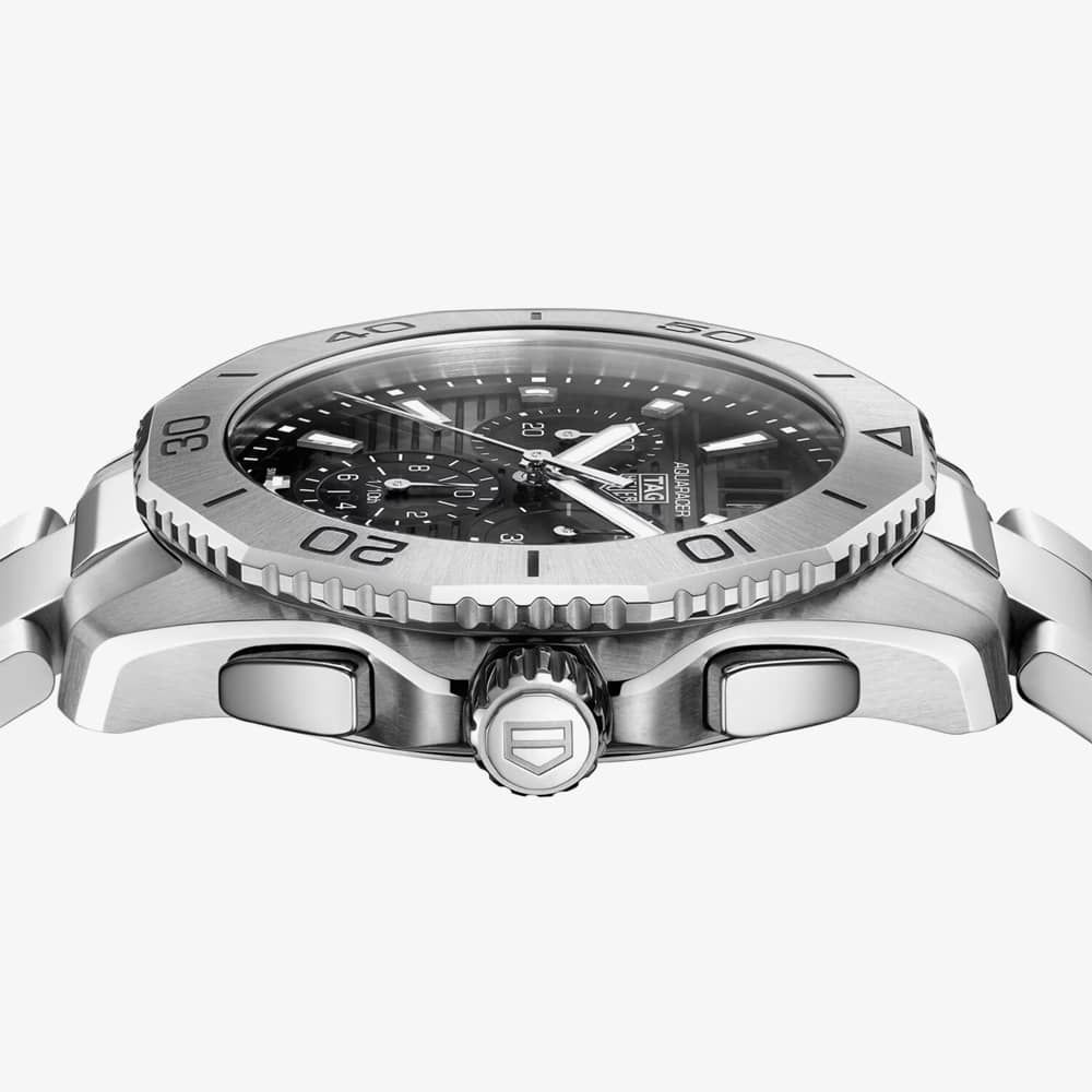 Tag Heuer Aquaracer Professional 200 Date Black Dial Silver Steel Strap Watch for Men - CBP1110.BA0627
