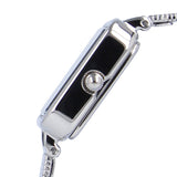 Daniel Wellington Quadro Studio Black Dial Silver Mesh Strap Watch For Women - DW00100522