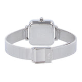 Daniel Wellington Quadro Studio Black Dial Silver Mesh Strap Watch For Women - DW00100522
