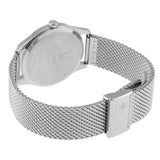 Gucci G-Timeless Turquoise Mother of Pearl Dial Silver Mesh Bracelet Watch For Women - YA126582