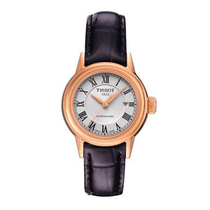 Tissot T Classic Carson White Dial Brown Leather Strap Watch For Women - T085.207.36.013.00