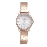 Coach Delancey Silver Dial Rose Gold Steel Strap Watch for Women - 14502355