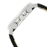 Tommy Hilfiger Keagan Quartz Grey Dial Black Leather Strap Watch for Men - 1791289