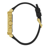 Guess Leo Multifunction Black Dial Black Silicone Strap Watch For Men - GW0637G2