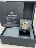 Tag Heuer Aquaracer Diamonds White Mother of Pearl Dial Silver Steel Strap Watch for Women - WBD1315.BA0740