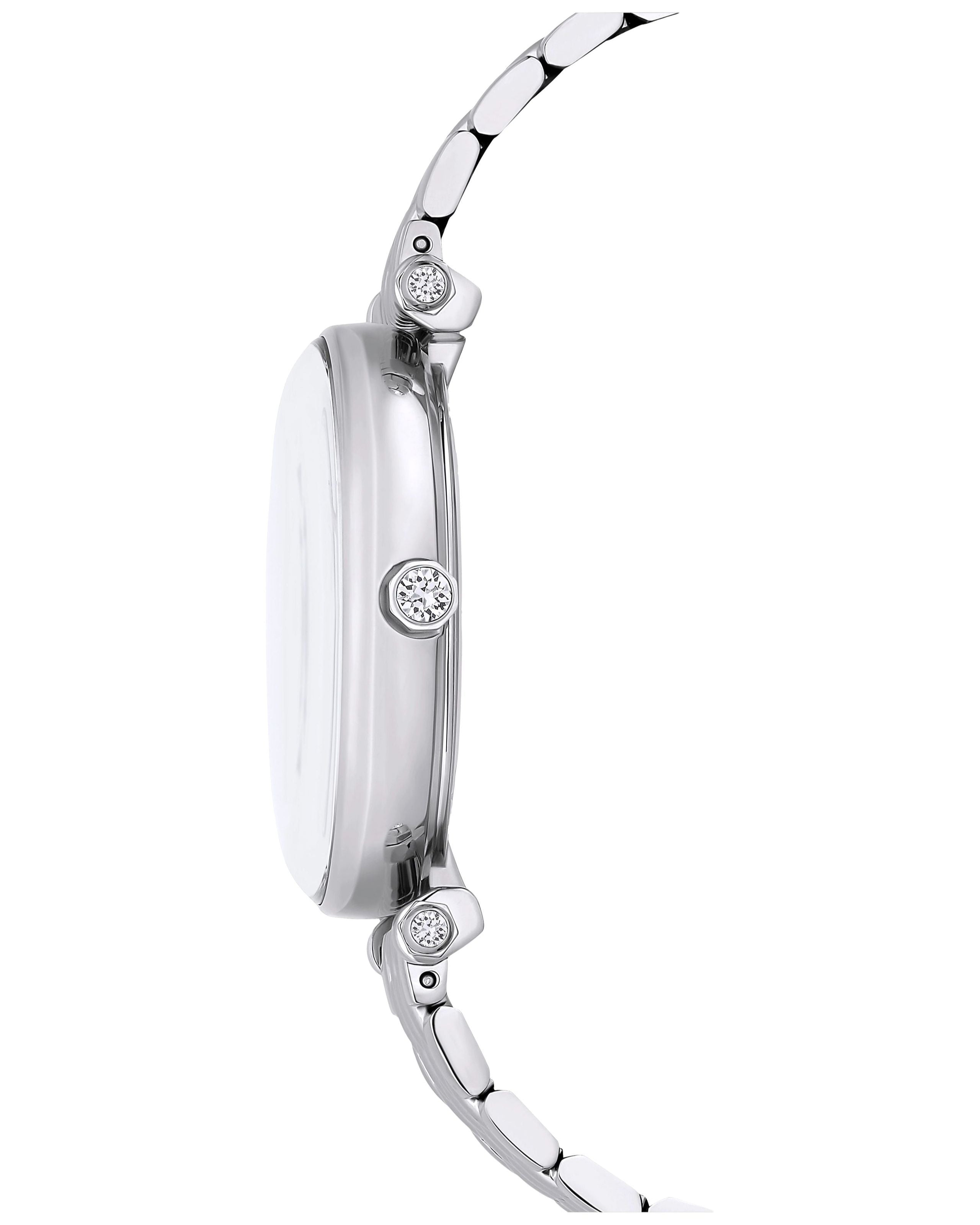 Swarovski Crystalline Wonder Silver Dial Silver Steel Strap Watch for Women - 5656929