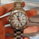 Tag Heuer Aquaracer White Dial Watch for Men - WAY2013.BA0927