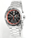 Tag Heuer Formula 1 Chronograph Black Dial Silver Steel Strap Watch for Men - CAZ101Y.BA0842