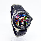Tag Heuer Formula 1 Alec Monopoly Special Edition Black Rubber Strap Watch for Men - WAZ1117.FT8023