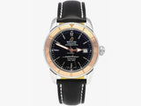 Breitling Superocean Heritage 42mm Black Dial Black Leather Men's Watch - U1732112-B