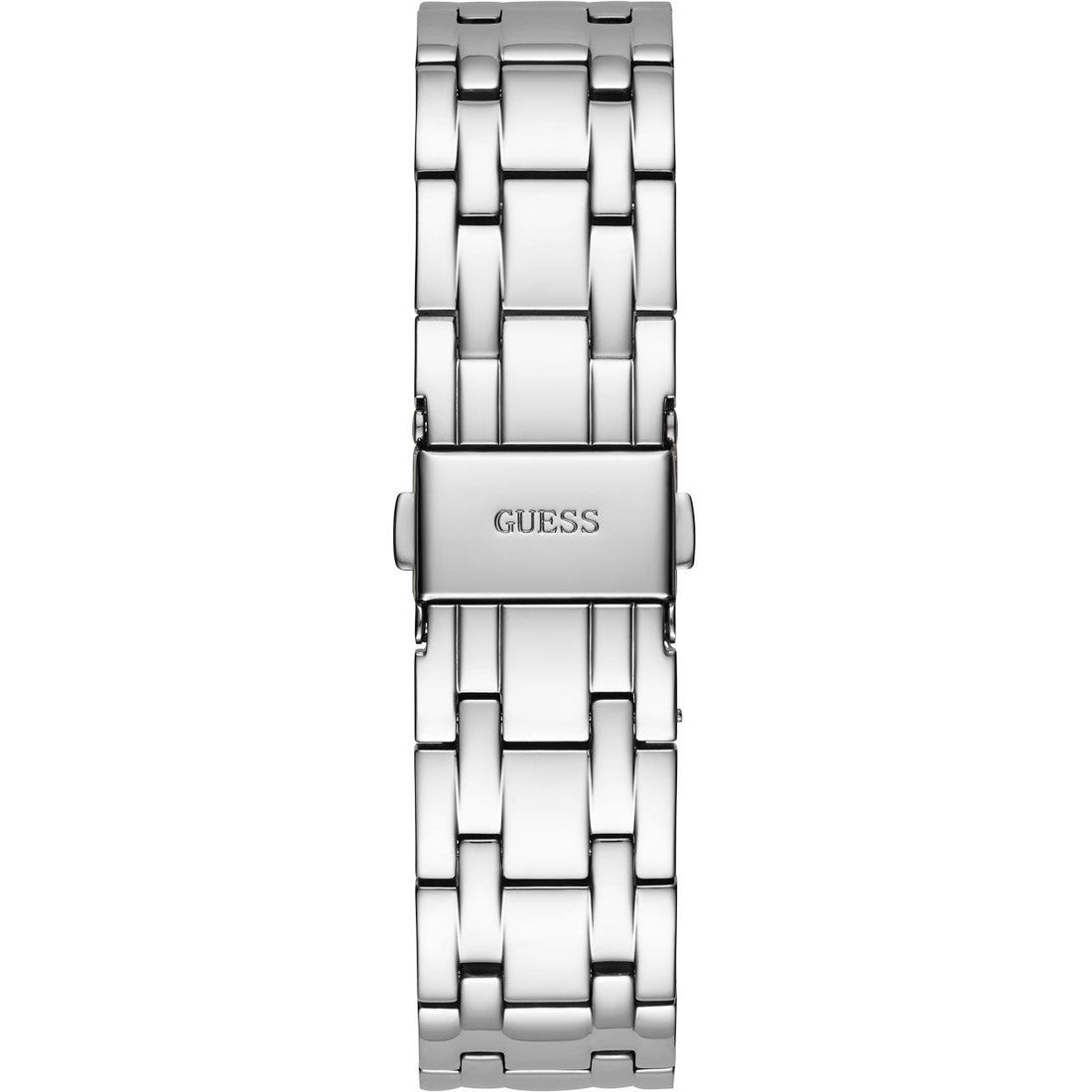 Guess Heiress Multifunction Diamonds Silver Dial Silver Steel Strap Watch for Women - GW0440L1
