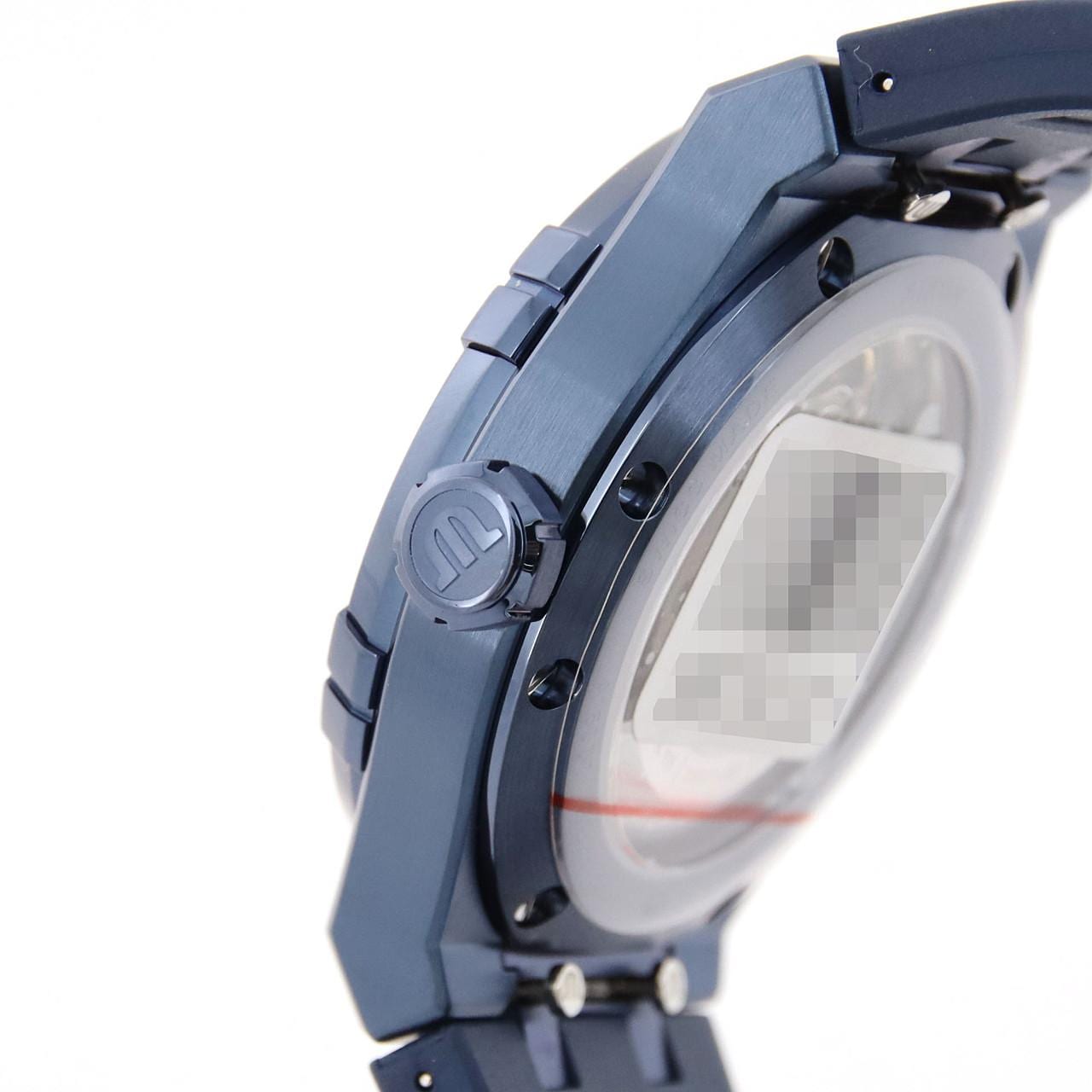 Maurice Lacroix Automatic PVD Limited Edition Blue Dial Blue Silicon Strap Watch For Men - AI6007-PVC00-430-4