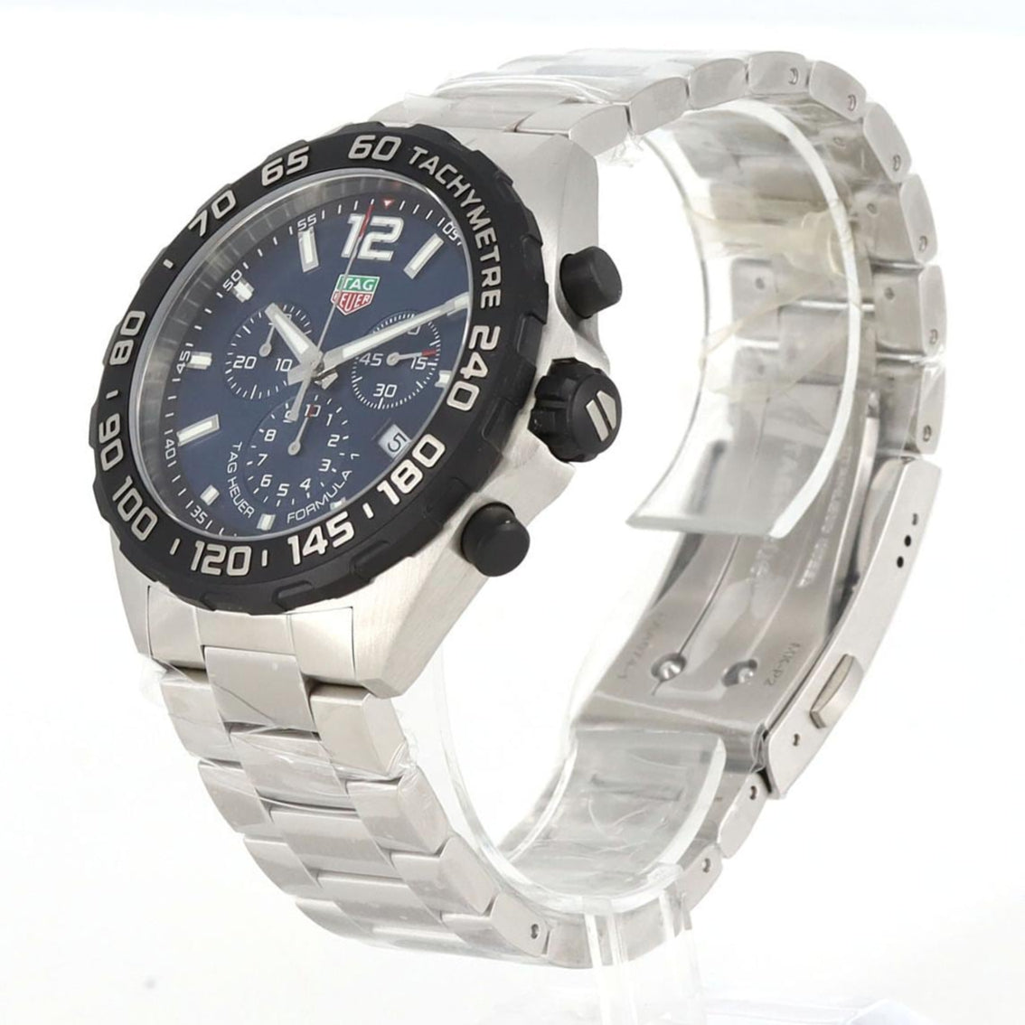 Tag Heuer Formula 1 Chronograph Blue Dial Silver Steel Strap Watch for Men - CAZ101AV.BA0842