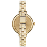 Marc Jacobs Sally Blue Dial Gold Steel Strap Watch for Women - MBM3366