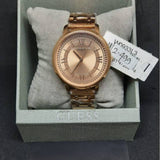 Guess Montauk Rose Gold Dial Rose Gold Steel Strap Watch For Women - W0933L3