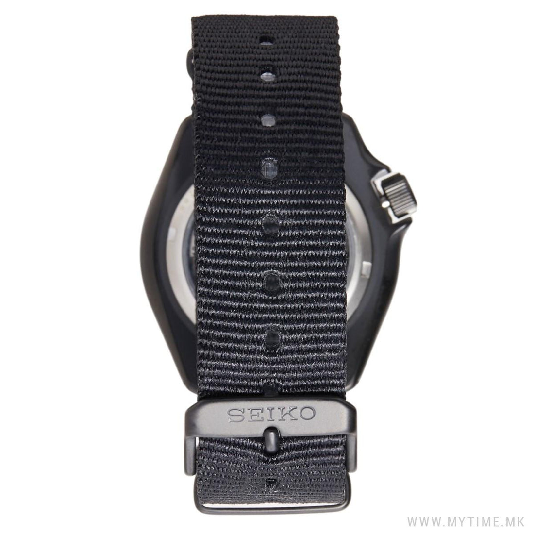 Seiko 5 Sports Automatic Black Dial Black NATO Strap Watch For Men - SRPD79K1