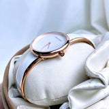 Calvin Klein Seduce White Dial Two Tone Steel Strap Watch for Women - K4E2N616