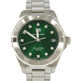 Tag Heuer Aquaracer Diamonds Emerald Green Dial Watch for Women - WBD1316.BA0740