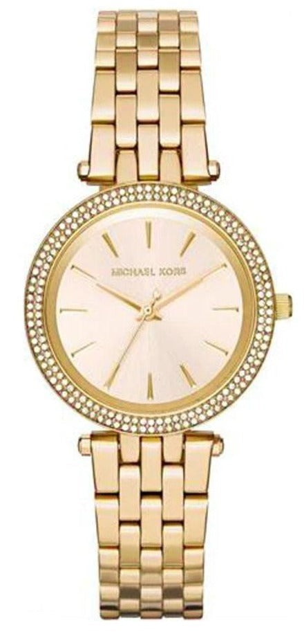 Michael Kors Darci Gold Dial Gold Steel Strap Watch for Women - MK3430
