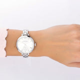 Marc Jacobs Sally Silver Dial Silver Steel Strap Watch for Women - MBM3362