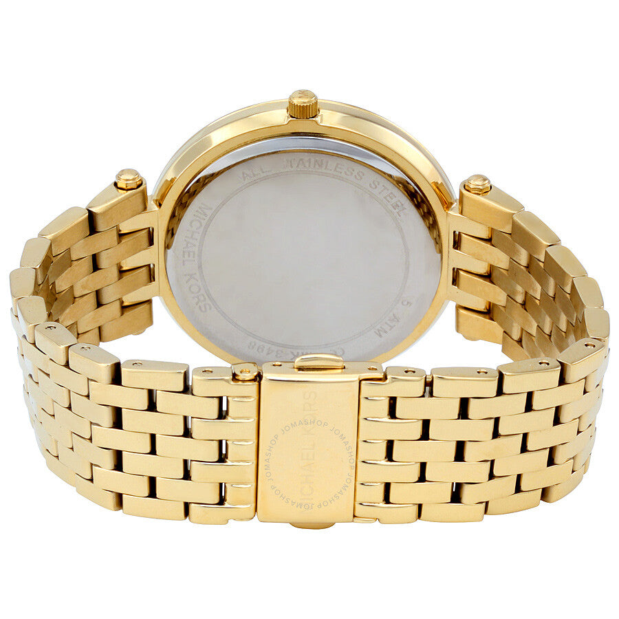 Michael Kors Darci Gold Dial Gold Steel Strap Watch for Women - MK3398