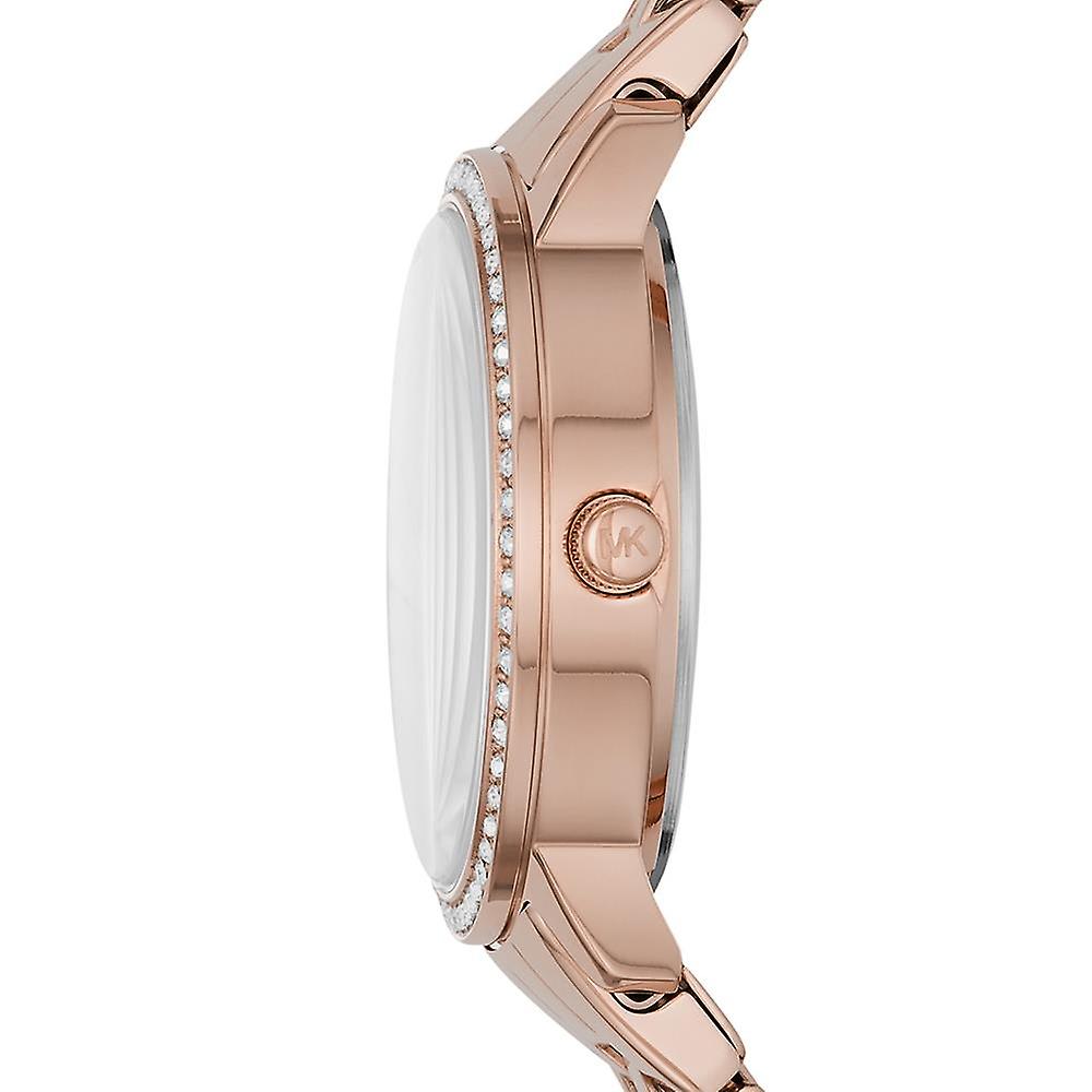 Michael Kors Argyle Quartz Rose Gold Dial Rose Gold Steel Strap Watch For Women - MK3156