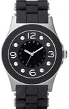 Marc Jacobs Pelly Black Dial Black Silicone Strap Watch for Women - MBM2544