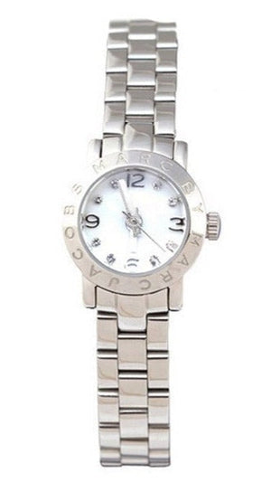 Marc Jacobs Amy White Dial Silver Steel Strap Watch for Women - MBM8611