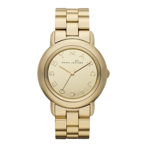Marc Jacobs Marci Gold Dial Gold Steel Strap Watch for Women - MBM3098