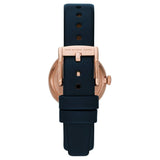 Marc Jacobs Baker Navy Blue Dial Blue Leather Strap Watch for Women - MBM1331