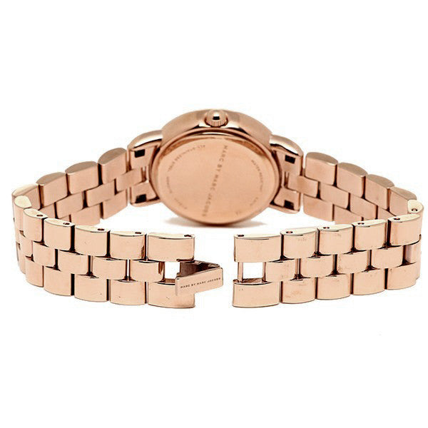 Marc Jacobs Marci Rose Gold Dial Rose Gold Steel Strap Watch for Women - MBM3175