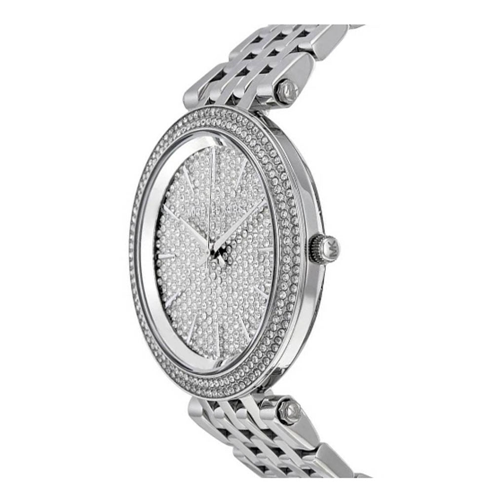Michael Kors Darci Silver Dial Silver Steel Strap Watch for Women - MK3437