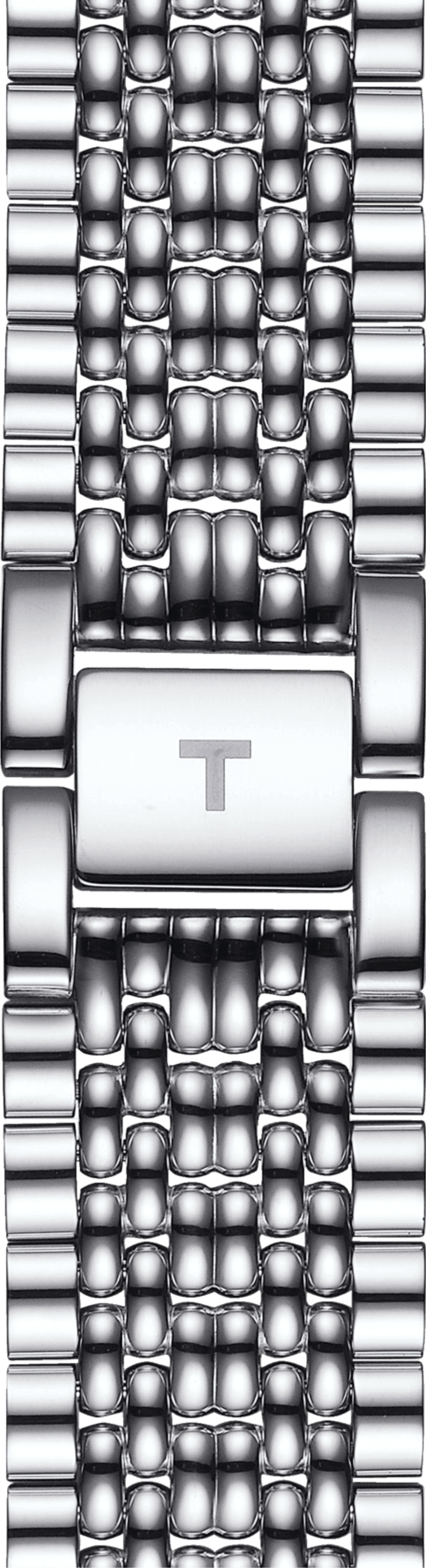 Tissot T Classic Everytime Large White Dial Silver Steel Strap Watch for Men - T109.610.11.031.00