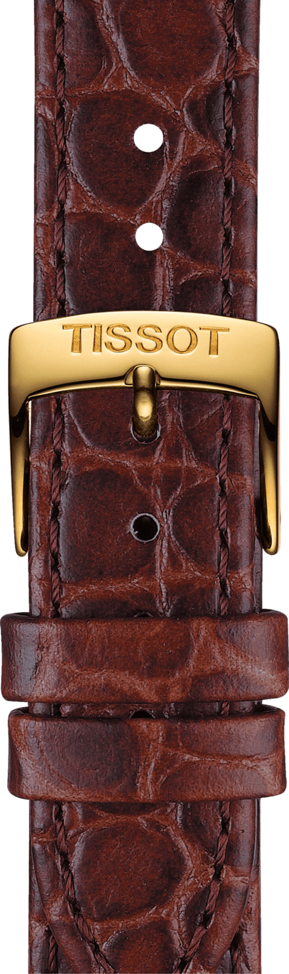 Tissot Everytime Desire Small White Dial Maroon Leather Strap Watch For Women - T109.210.36.031.00