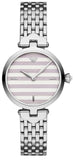 Emporio Armani Arianna Analog White Dial Silver Steel Strap Watch For Women - AR11195