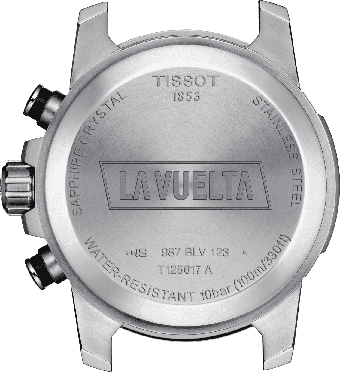 Tissot Supersport Vuelta Special Edition Chrono Black Dial Black Nylon Strap Watch for Men - T125.617.17.051.01