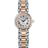 Longines PrimaLuna Automatic Diamond 26.5mm Silver Dial Two Tone Steel Strap Watch for Women - L8.111.5.79.6
