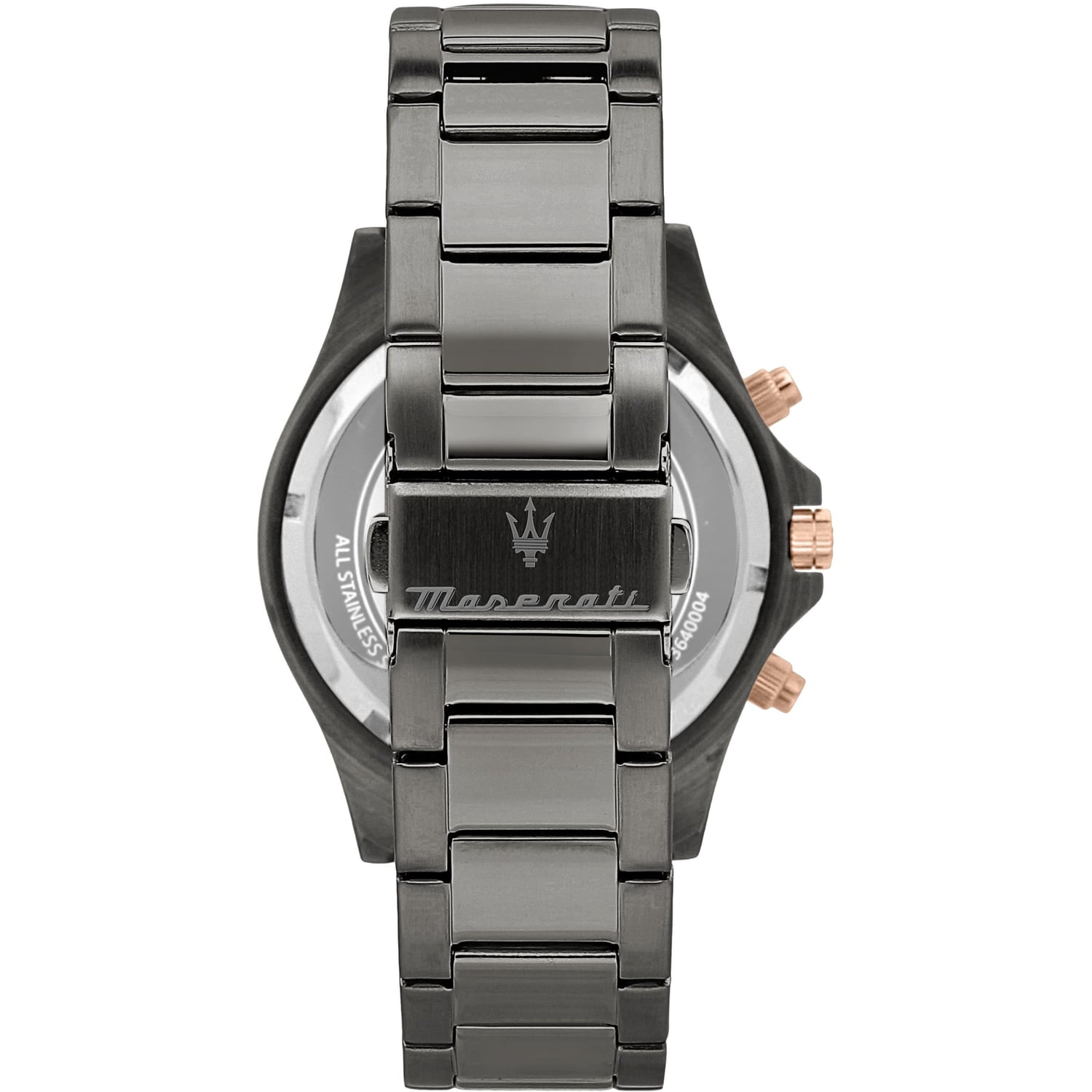 Maserati SFIDA Chronograph Blue Dial Grey Steel Strap Watch For Men - R8873640001