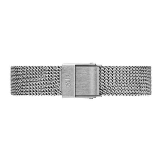 Daniel Wellington Petite Sterling White Dial Silver Mesh Bracelet Watch For Women - DW00100220